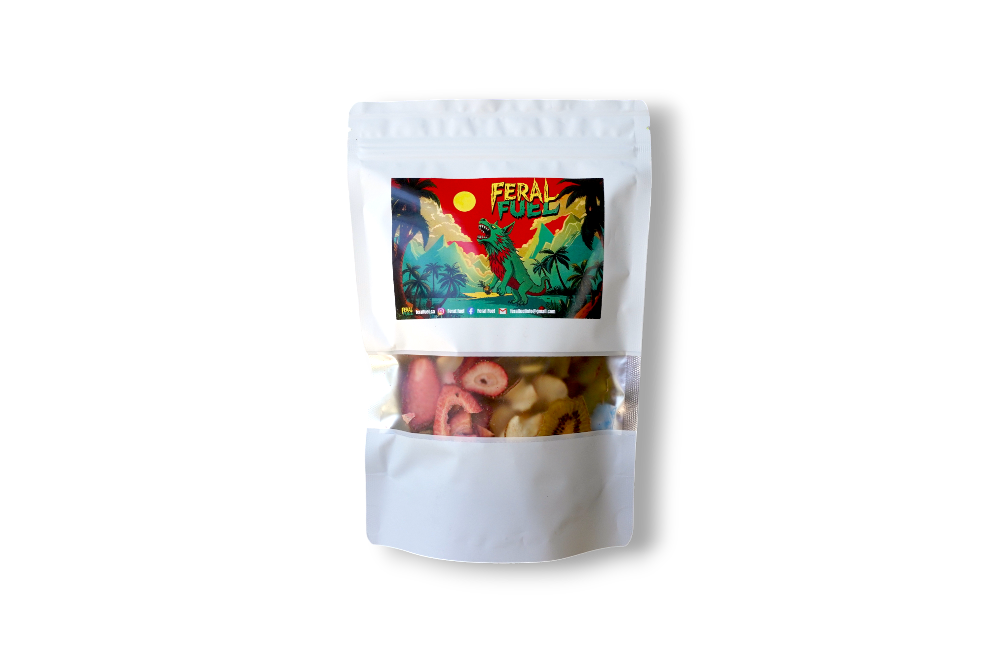 Dried Fruit Feast Mixed Slices (Apple, Pear, Kiwi, Strawberry) - 50 G